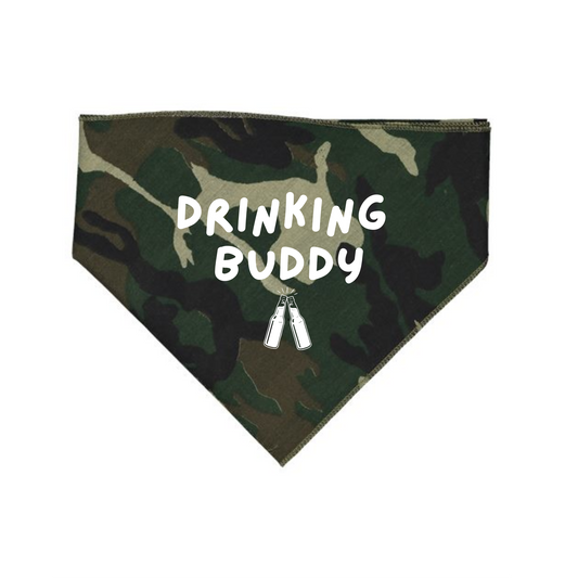 Camo Drinking Buddy Bandana